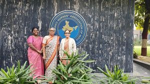 Meeting at TNAI-Evelyn Kannan,  Poonam Rajput, Pritpal Kaur Bamra